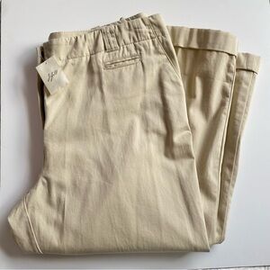 2/$10 J.Jill cotton light khaki straight pants women’s size 18